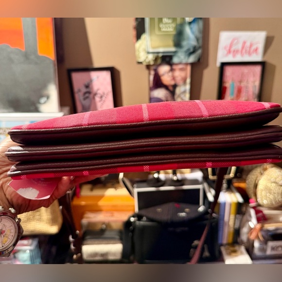 Kate Spade New York Leila Plaid Triple Gusset Crossbody Bag - Picture 10 of 17